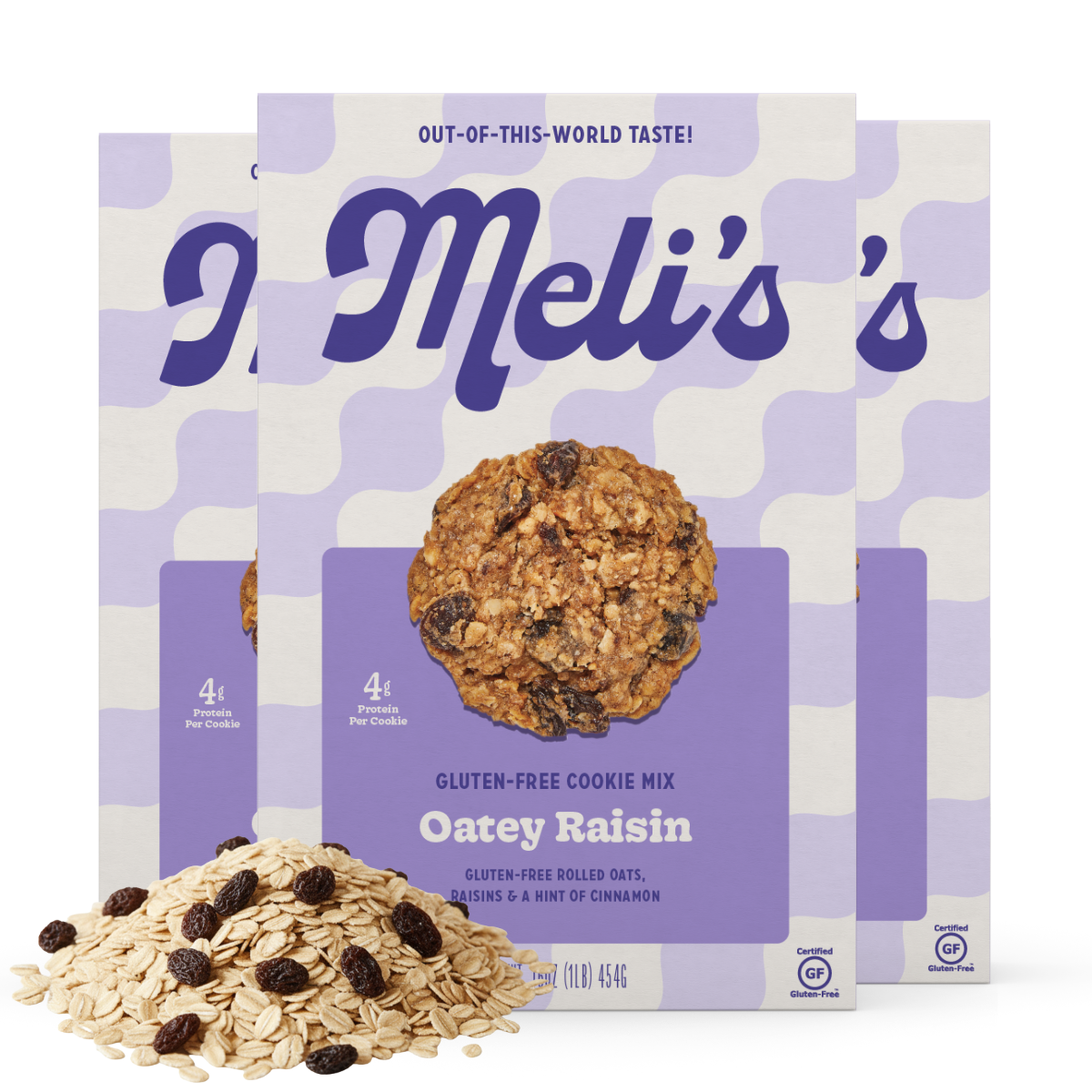 Meli's Oatey Raisin Cookie Mix (3-Pack)