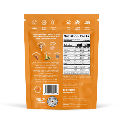 Pan's Original Mushroom Jerky Five Pack