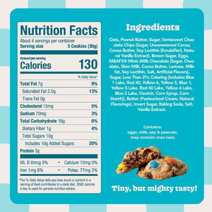 Meli's Original Monster Mini Cookies 3-Pack