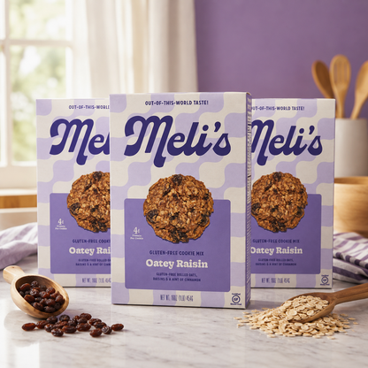 Meli's Oatey Raisin Cookie Mix (3-Pack)