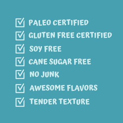 Assorted PREVAIL Jerky variety pack with five different flavors, featuring premium Paleo-certified beef jerky slices.