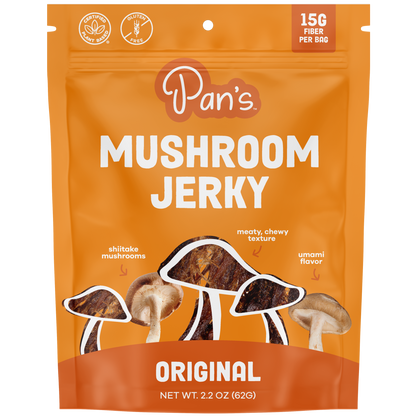 Pan's Original Mushroom Jerky Five Pack
