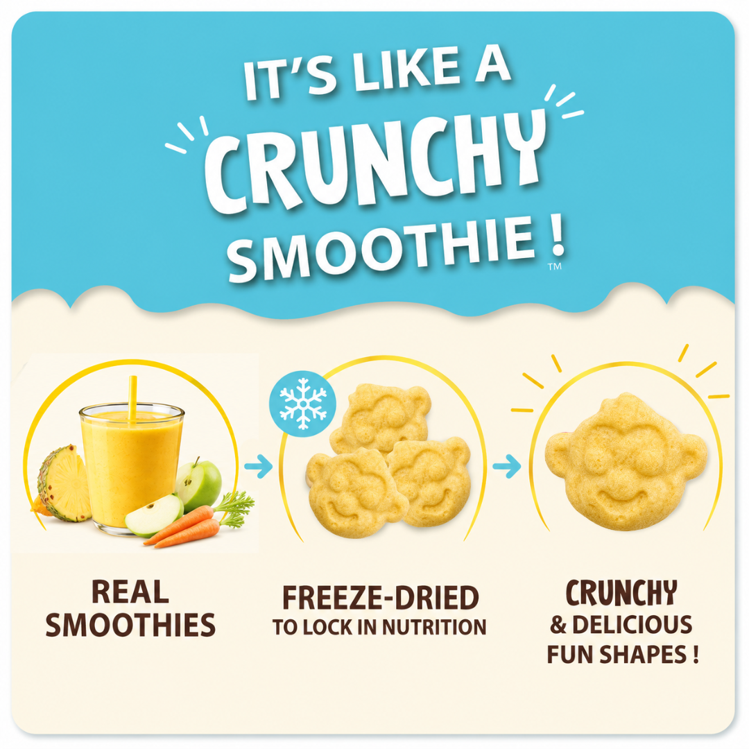 Hapinest Pineapple Apple Smoothie Crisps