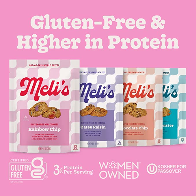 Meli's Rainbow Chip Mini Cookies 3-Pack