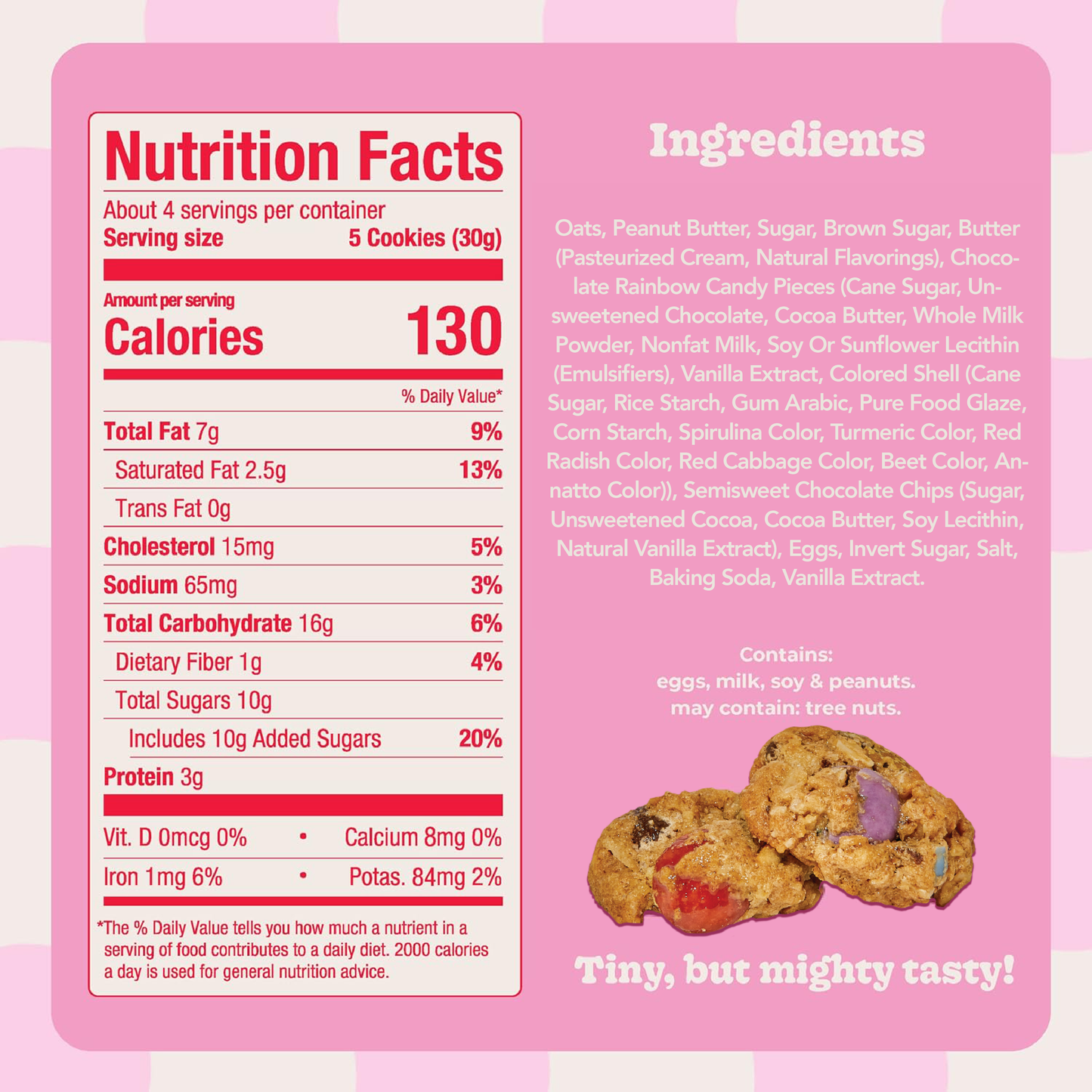 Meli's Rainbow Chip Mini Cookies 3-Pack