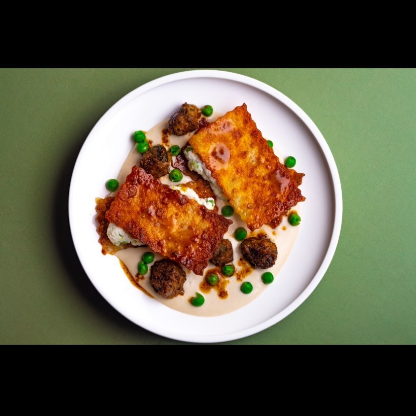 Fresh gluten-free lasagna sheets from Taste Republic displayed on a plate, ready for layering in a homemade pasta dish.