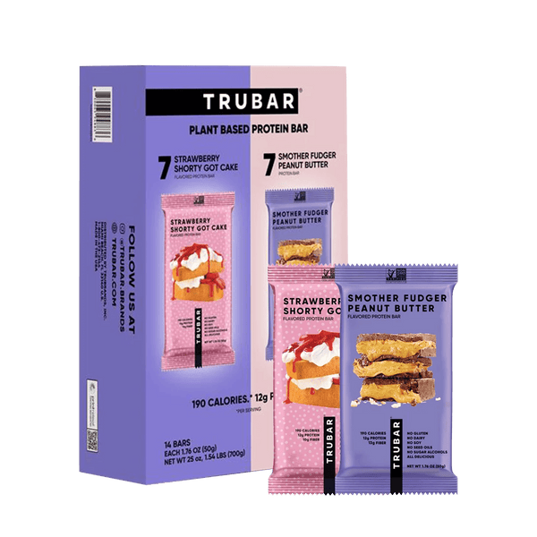 TRUBAR Variety Pack: Chocolate & Strawberry Duo Bars