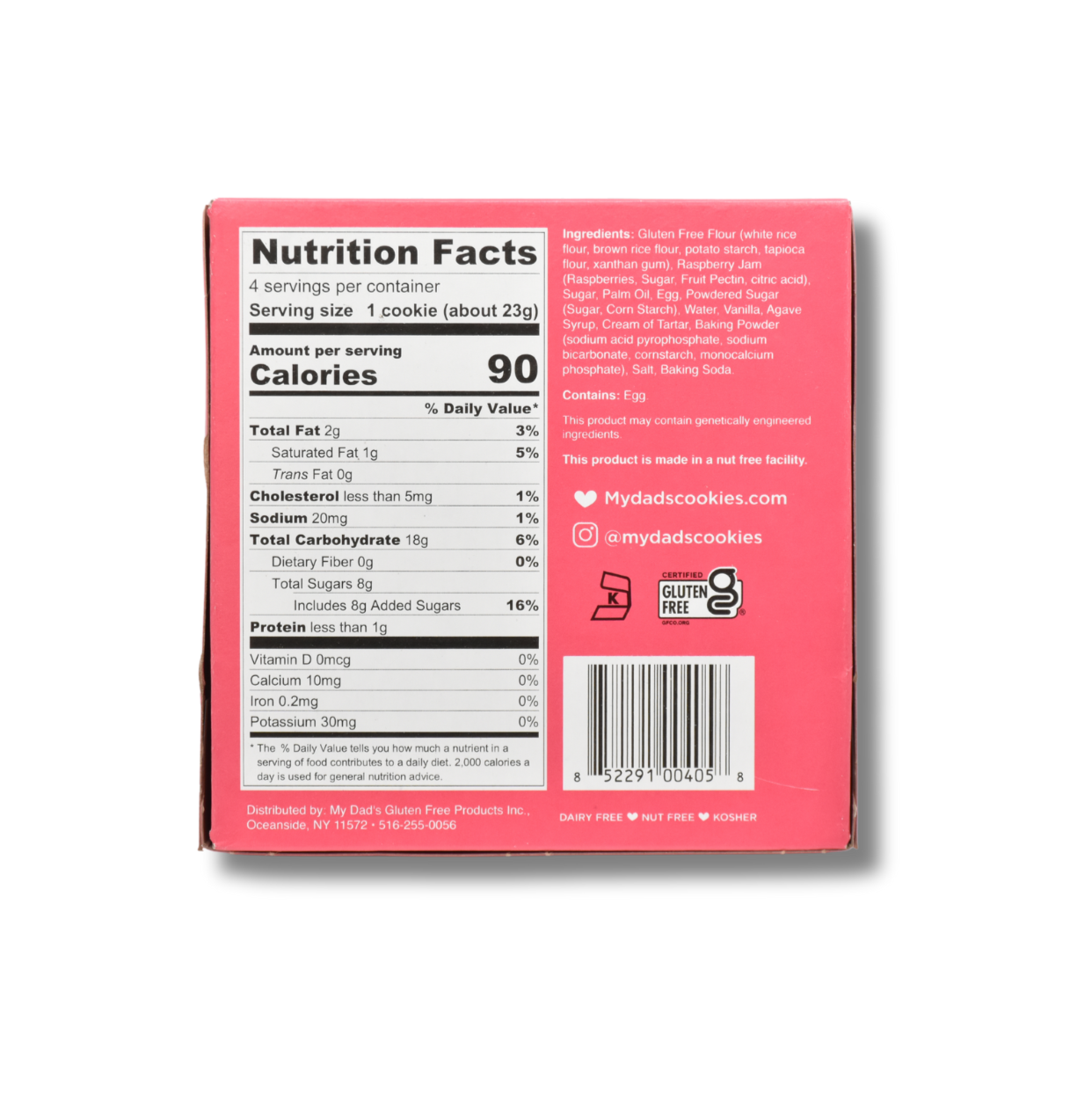 My Dad's Cookies 2oz Linzer Assortment - 3 Count