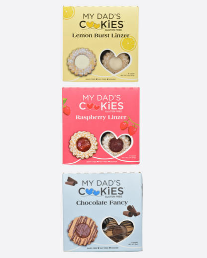 My Dad's Cookies 2oz Linzer Assortment - 3 Count