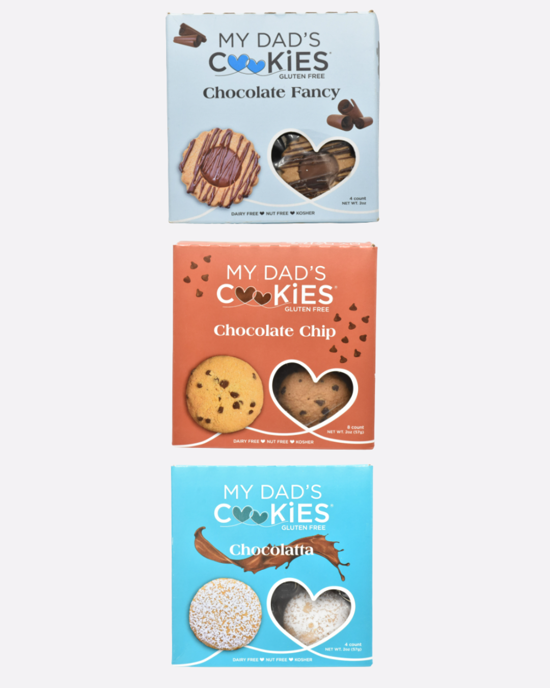 My Dad's Cookies 2oz Chocolate Lover's Assortment - 3 Count