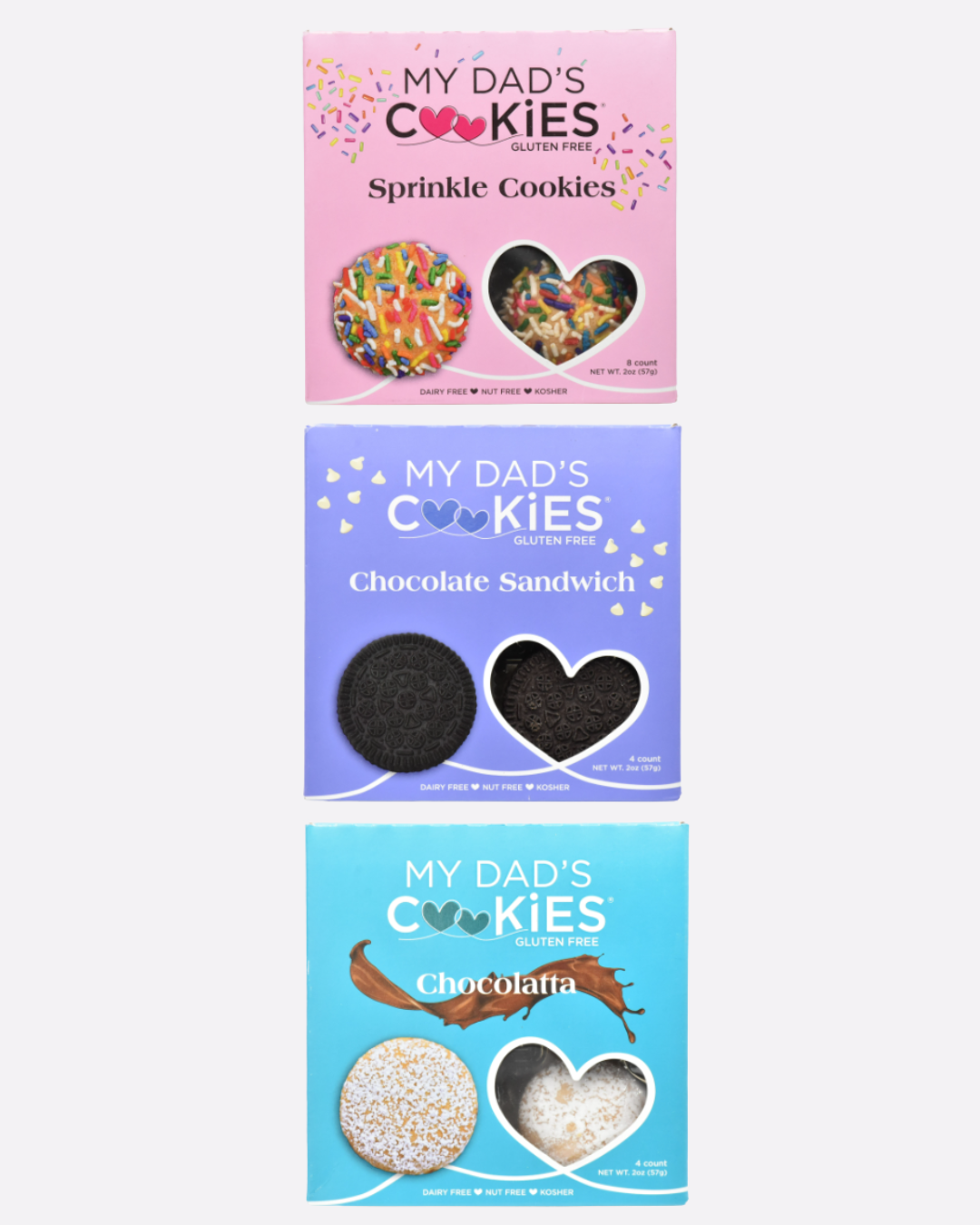 My Dad's Cookies 2oz Kids' Favorites Assortment - 3 Count