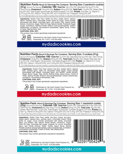 My Dad's Cookies 6oz Chocolate Lover's Assortment - 3 Count