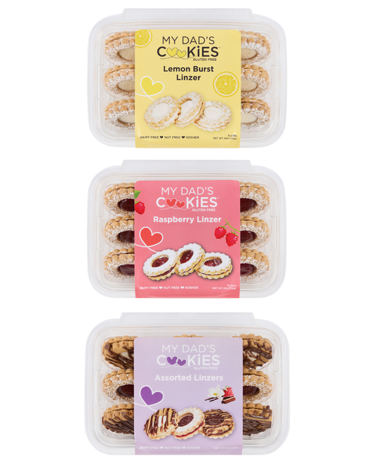 My Dad's Cookies 6oz Linzer Assortment - 3 Count