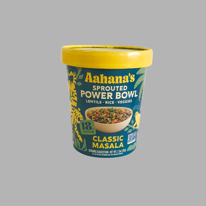Aahana's Naturals Classic Masala – Sprouted Power Bowl (6 Pack)
