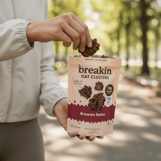 Breakin Snacks Brownie Batter Oat Clusters (3 or 6 pack) Oat Clusters Breakin Snacks 
