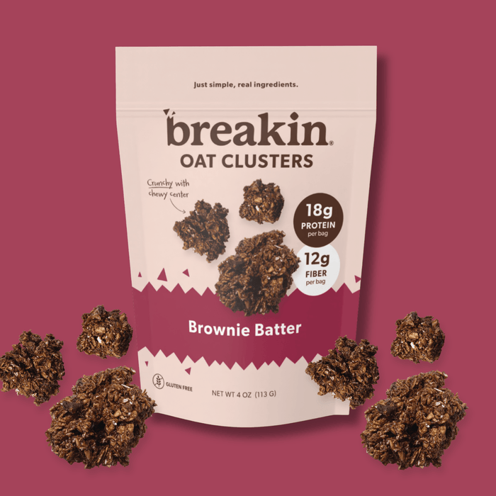 Breakin Snacks Brownie Batter Oat Clusters (3 or 6 pack)