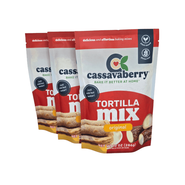 Cassavaberry Tortilla Mix | Grain-Free (3-pack)