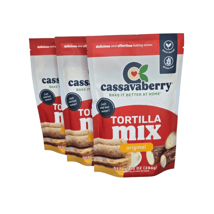 Cassavaberry Tortilla Mix | Grain-Free (3-pack)