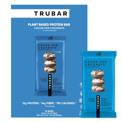 Cocoa for Coconuts Protein Bars TRUBRANDS 