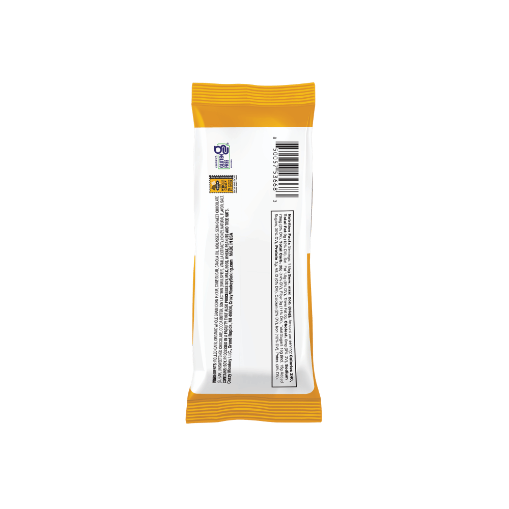 Crazy Monkey Baking Banana Chocolate Chip Granola Bites, 12-pack of 2 oz bags