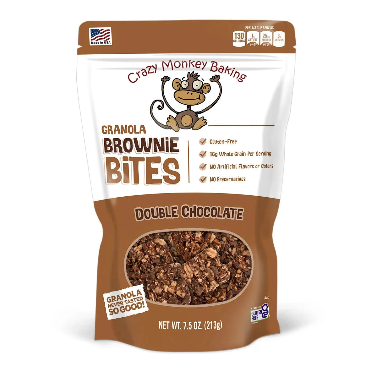 Six bags of Crazy Monkey Baking Crazy Monkey Flavor Flight bundle, featuring assorted flavors in colorful packaging.