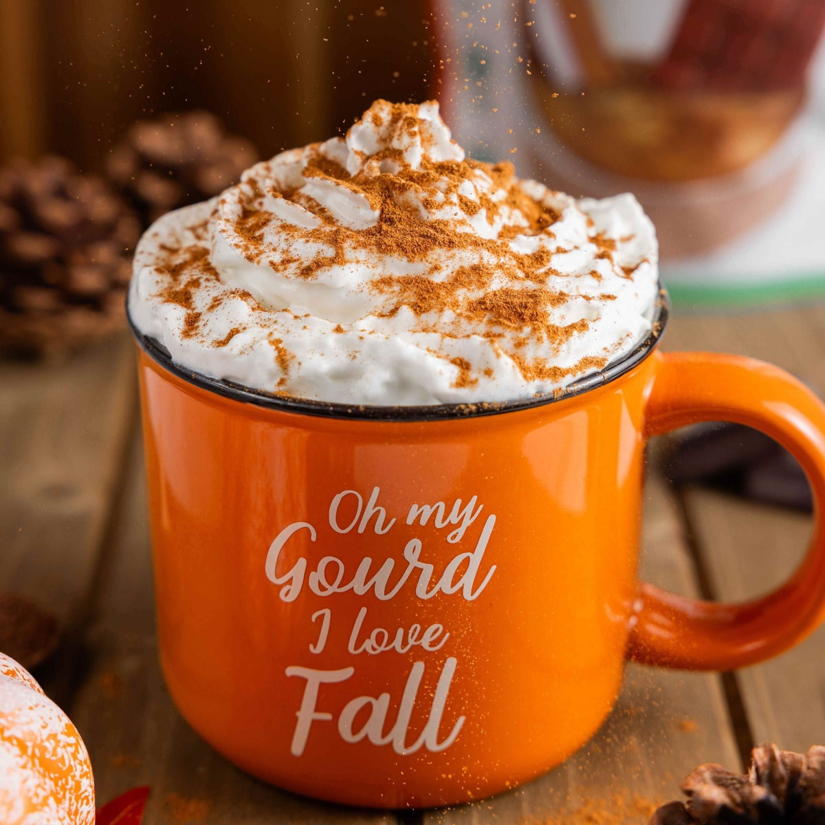 Bare Life dairy-free pumpkin spice hot cocoa mix, 10-serving stand-up pouch, vegan and gluten-free
