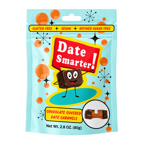 Date Smarter! Chocolate Covered Date Caramels - 6pk