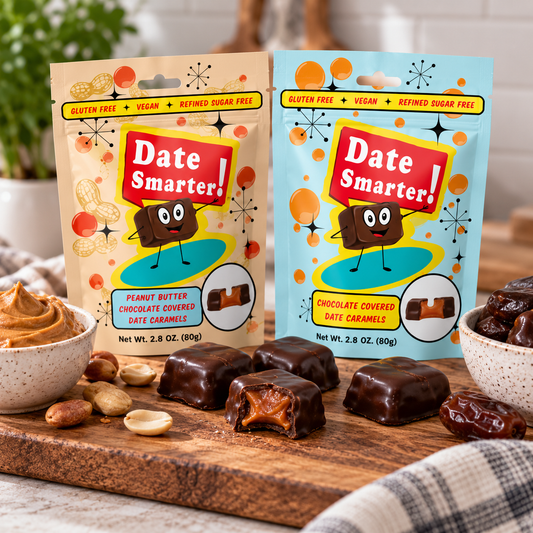 Date Smarter! Variety Pack: Peanut Butter & Original Flavor - 6pk