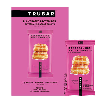 Daydreaming About Donuts Protein Bars TRUBRANDS 