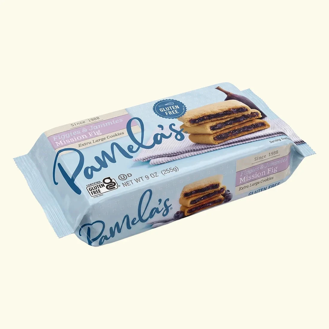 Gluten-free Pamela's Figgies & Jammies variety bundle featuring assorted fig-based snack bars and treats from Pamela's Products.