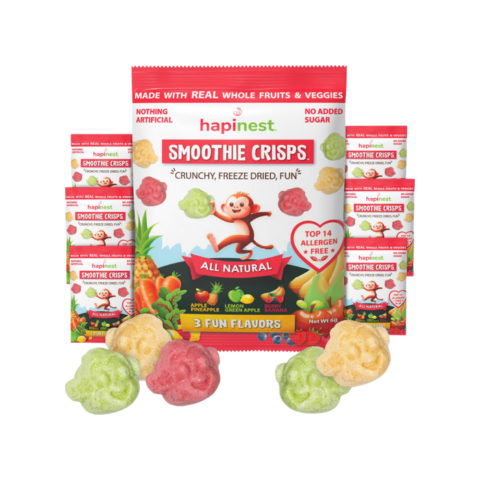 Hapinest 3 Fun Flavors Smoothie Crisps