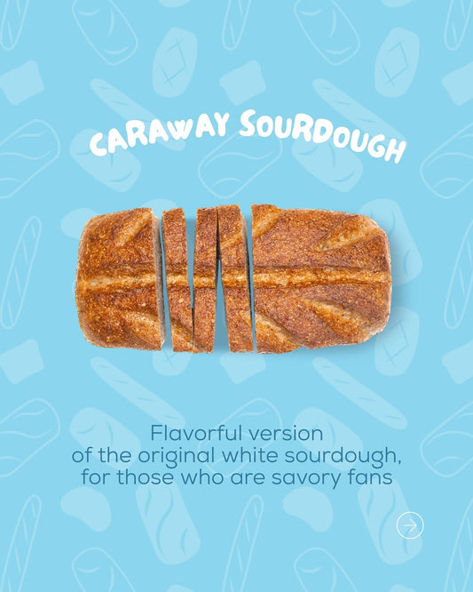 Heaven GF Bakery Caraway Sourdough Vegan Loaf (4 Pack)