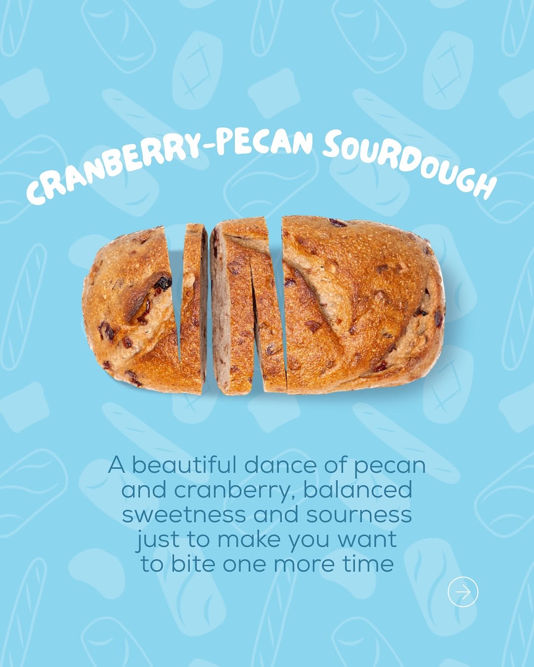 Heaven GF Bakery Cranberries and Pecans Vegan Sourdough Loaf(4 Pack)