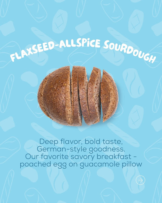 Heaven GF Bakery Flaxseed-Allspice Sourdough Bread (4 Pack)