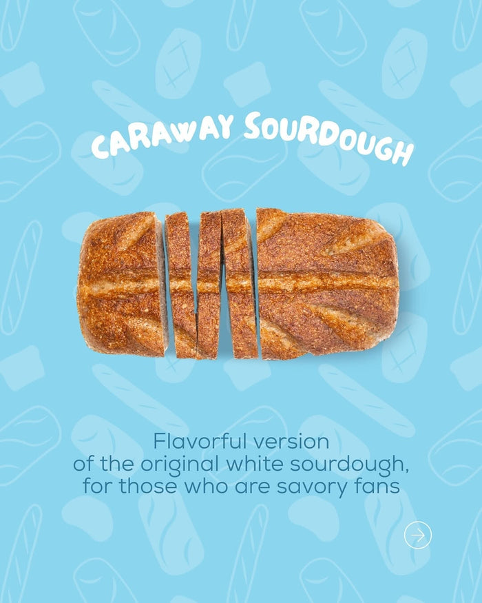 Heaven GF Bakery Caraway Sourdough Vegan Loaf (4 Pack)