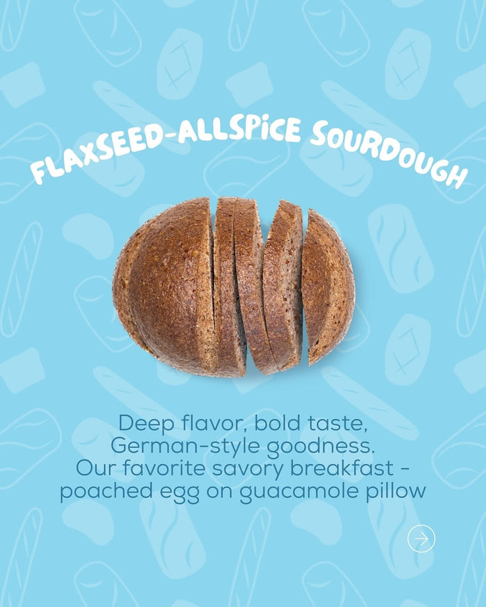 Heaven GF Bakery Flaxseed-Allspice Sourdough Bread (4 Pack)