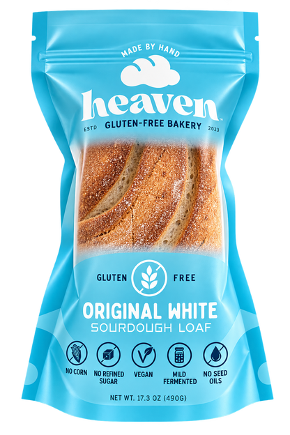 Heaven GF Bakery Buckwheat (White) Sourdough Vegan Loaf (4 pack)