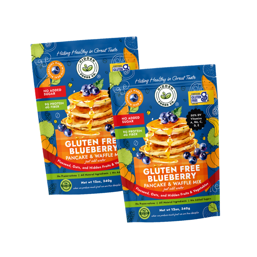 Hidden Foods Blueberry Pancake Mix 2-Pack