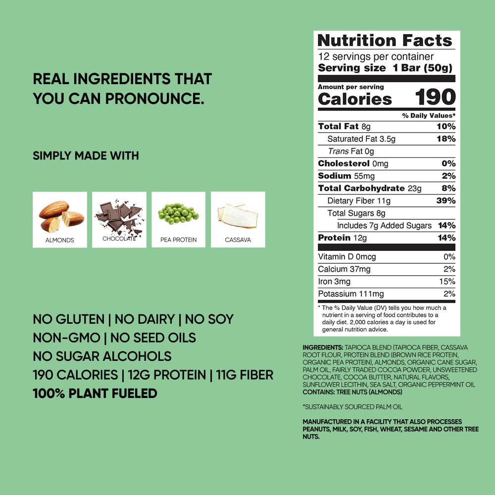 It's Mint to Be Chip Protein Bars TRUBRANDS 