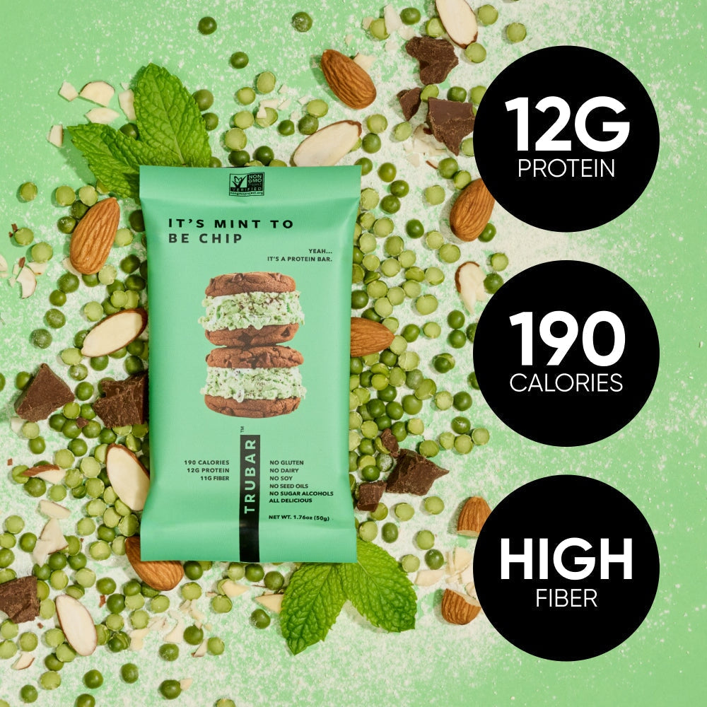 It's Mint to Be Chip Protein Bars TRUBRANDS 