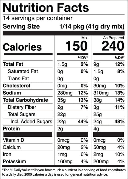 Jessica's Natural Foods chocolate cake mix in a box with baking instructions, ready for baking.