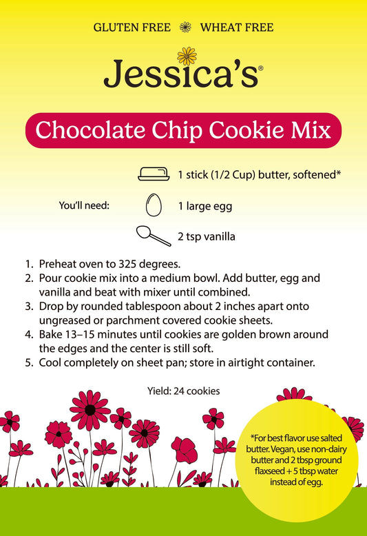 Jessica's Chocolate Chip Cookie Mix Jessica's Natural Foods 