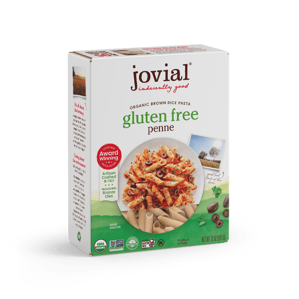 Jovial Gluten Free Brown Rice Penne Rigate