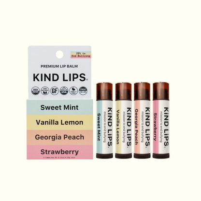 Kind Lips Variety Organic Lip Balm (4-pack) Lip Balm Kind Lips 