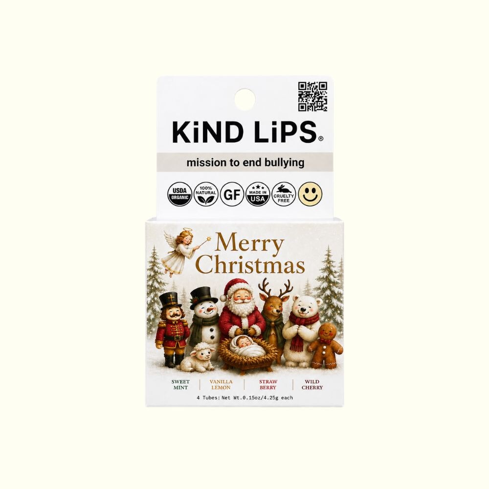 Kind Lips Merry Christmas Variety 4 Pack Lip Balm Pack Kind Lips 