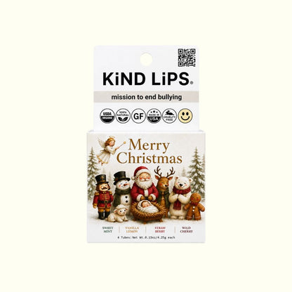 Kind Lips Merry Christmas Variety 4 Pack Lip Balm Pack Kind Lips 