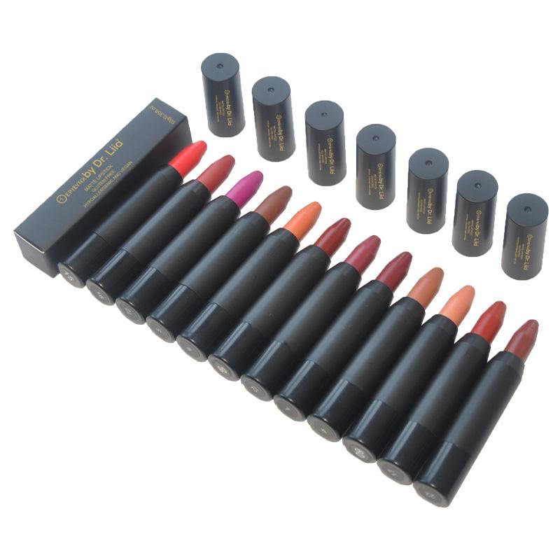 EpiLynx Perfect Lip Crayon showing lips with hydrating, buildable, vegan, gluten-free lipstick balm pencil in natural shades
