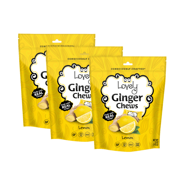 Lovely Candy Lemon Ginger Chews