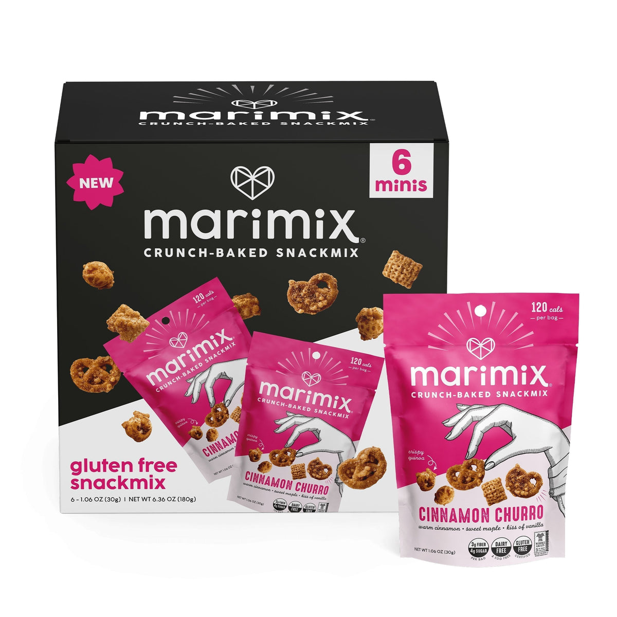 Marimix Cinnamon Churro - Minis Marimix 6 Pack 
