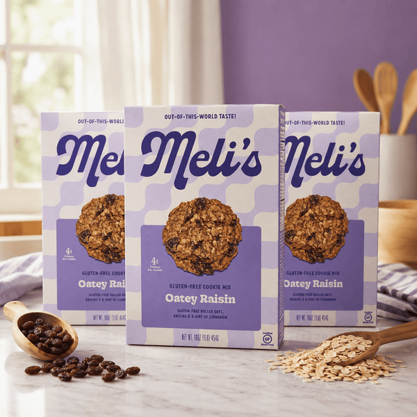 Meli's Oatey Raisin Cookie Mix (3-Pack)
